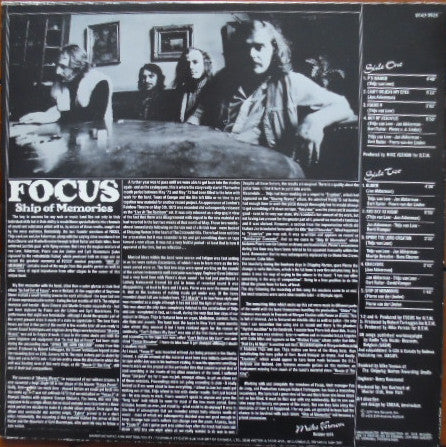 Focus – Ship Of Memories - 1976 Original Pressing