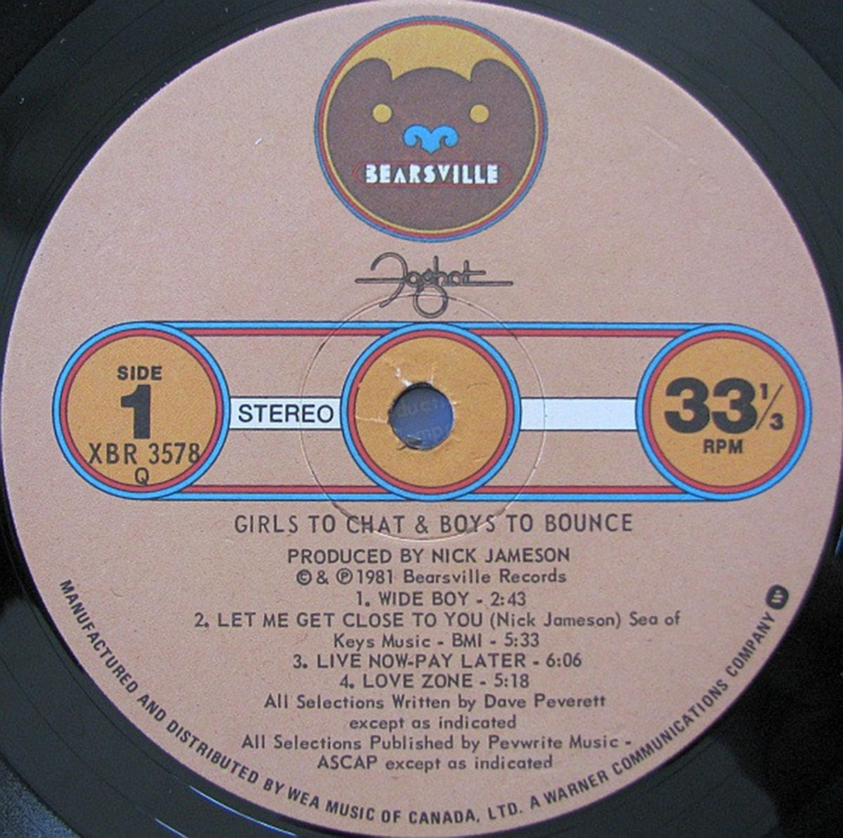 Foghat – Girls To Chat & Boys To Bounce - 1981