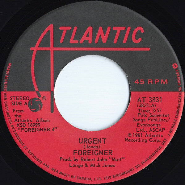 Foreigner – Urgent