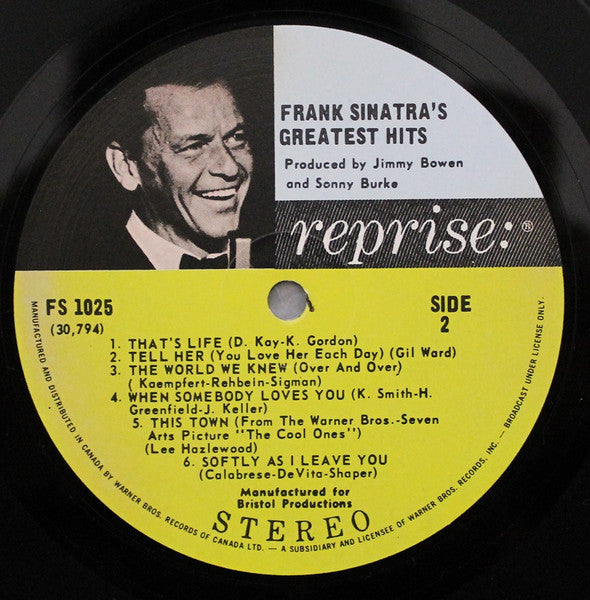 Frank Sinatra – Frank Sinatra's Greatest Hits