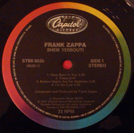 Frank Zappa – Sheik Yerbouti