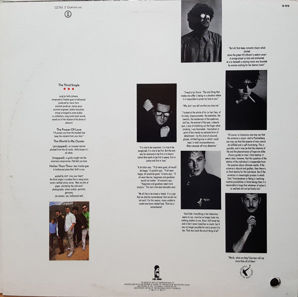 Frankie Goes To Hollywood – The Power Of Love - 1984 Original Pressing
