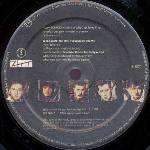 Frankie Goes To Hollywood – Welcome To The Pleasuredome - 1985 Original - Vinyl Pursuit Inc
