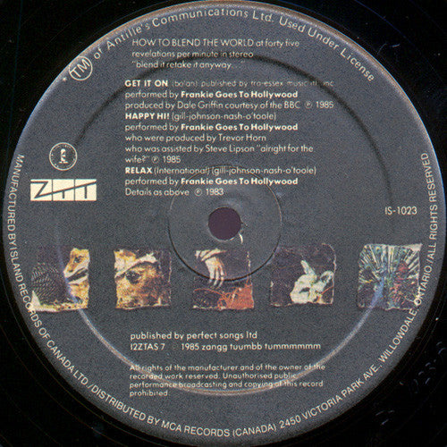 Frankie Goes To Hollywood – Welcome To The Pleasuredome - 1985 Original - Vinyl Pursuit Inc