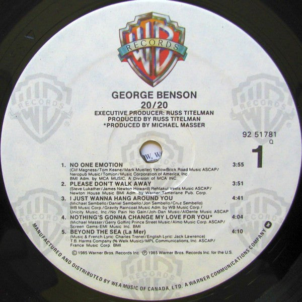 George Benson – 20/20