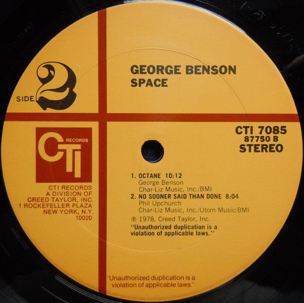 George Benson – Space - 1978 US Original