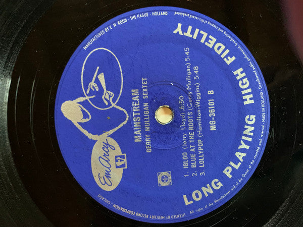 Gerry Mulligan And His Sextet – Mainstream Of Jazz - 1956 Original Netherlands Mono Pressing