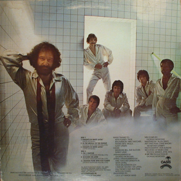 Giorgio Moroder – Knights In White Satin - 1976 Original Pressing