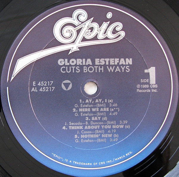 Gloria Estefan – Cuts Both Ways US Pressing