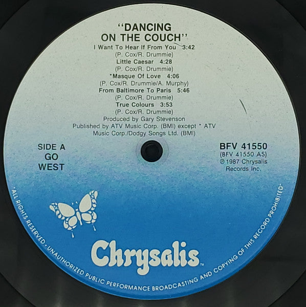 Go West – Dancing On The Couch - 1987 US Original, Bargain!