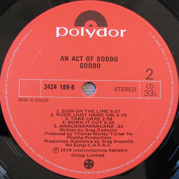 Goddo – An Act Of Goddo