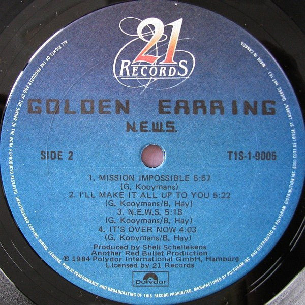 Golden Earring – N.E.W.S. - 1984 Original