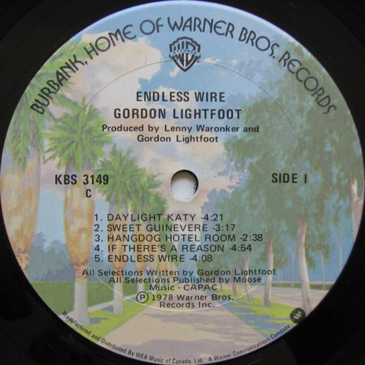 Gordon Lightfoot – Endless Wire - 1978