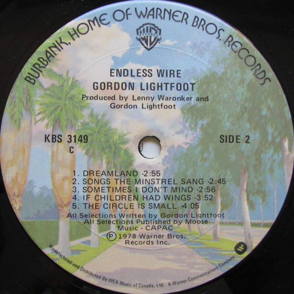 Gordon Lightfoot – Endless Wire - 1978