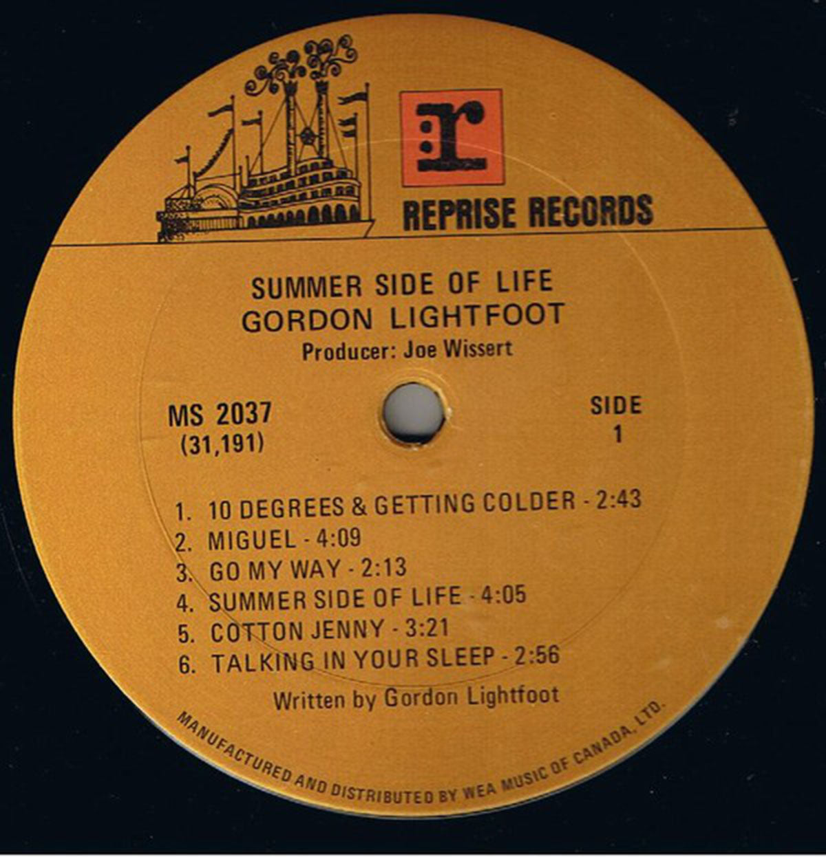 Gordon Lightfoot – Summer Side Of Life - 1972 VinylPursuit.com