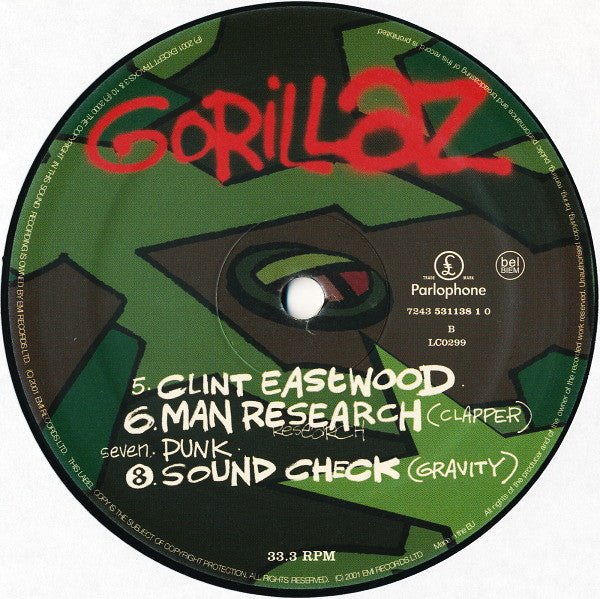 Gorillaz – Gorillaz - 2001 Original in Shrinkwrap! - Vinyl Pursuit Inc