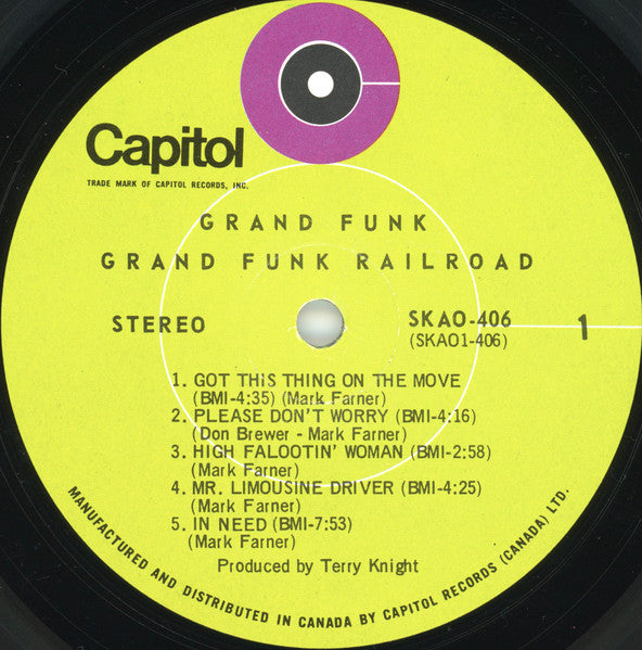 Grand Funk Railroad – Grand Funk -  1969 Original