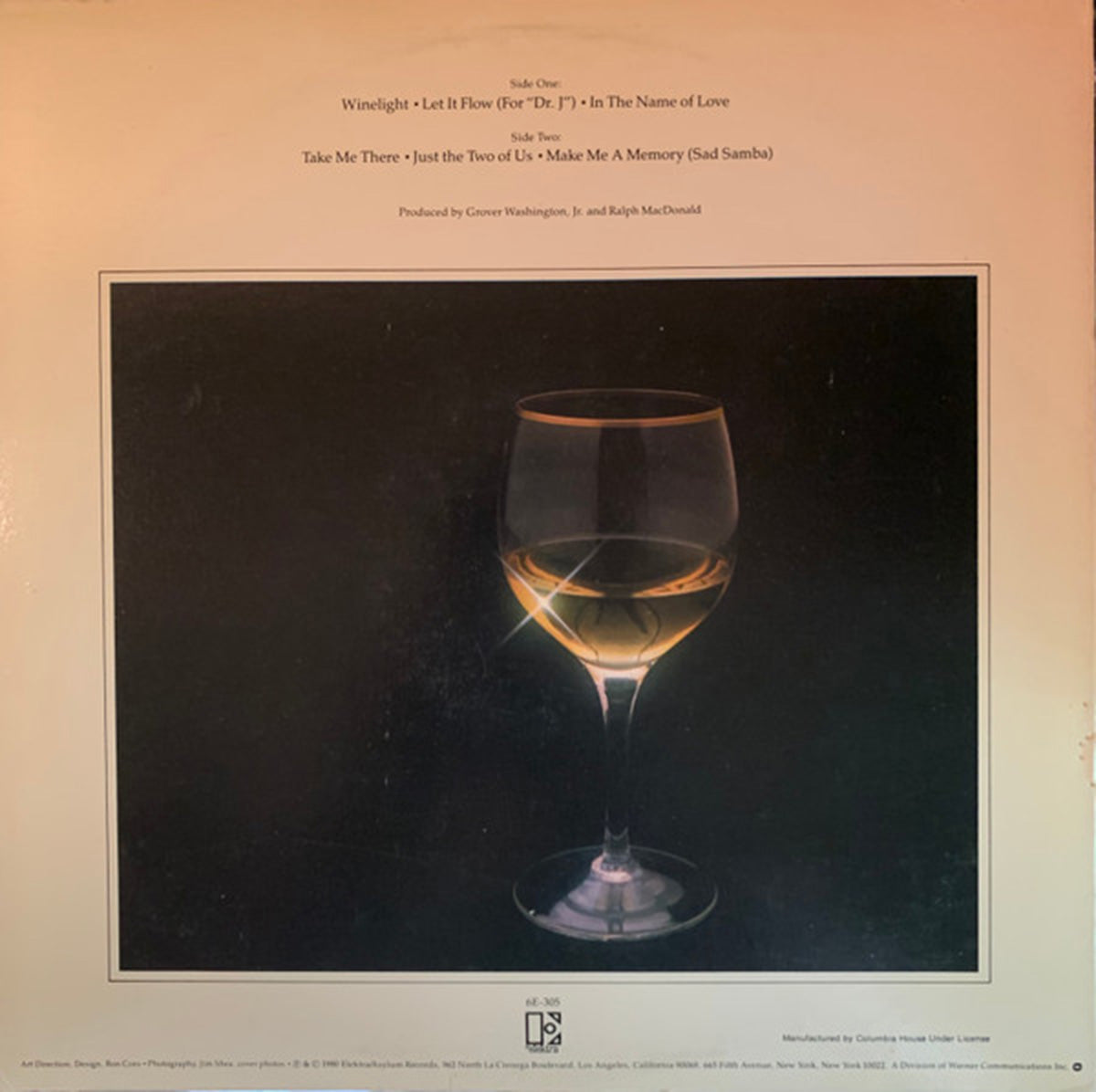 Grover Washington, Jr – Winelight - 1980 Pressing