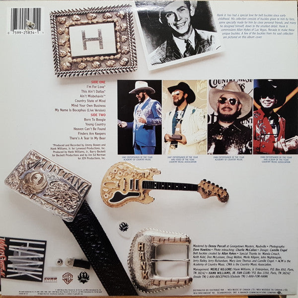 Hank Williams Jr. – Greatest Hits III - 1989 Original in Shrinwrap!
