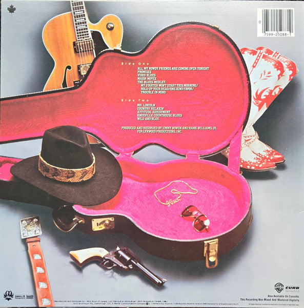 Hank Williams, Jr. – Major Moves - 1984 Original, Near Mint