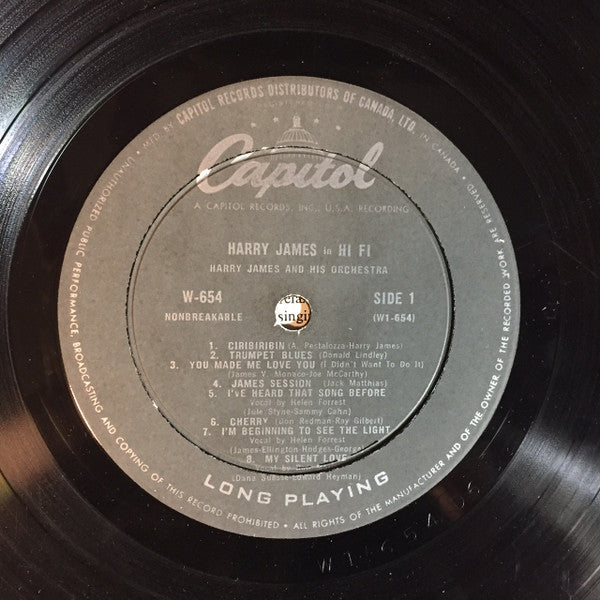 Harry James – Harry James In Hi-fi VinylPursuit.com