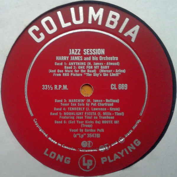 Harry James And His Orchestra – Jazz Session