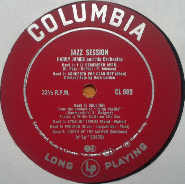 Harry James And His Orchestra – Jazz Session