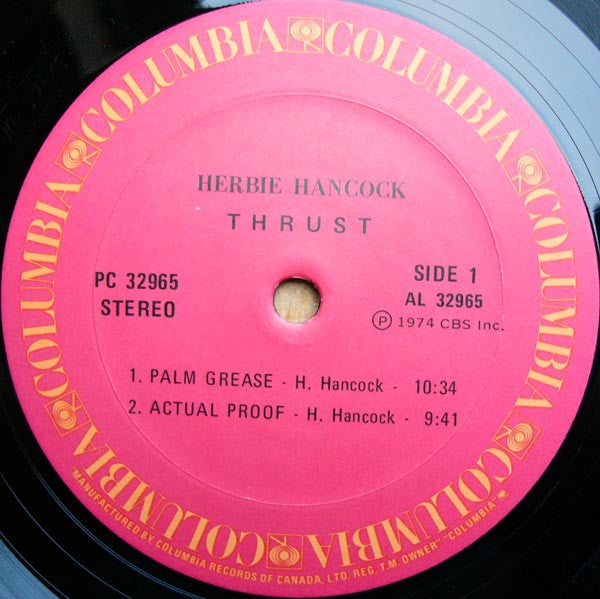 Herbie Hancock – Thrust - 1974 Original