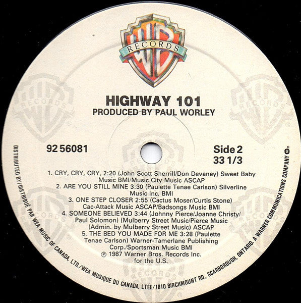 Highway 101 – Highway 101 VinylPursuit.com