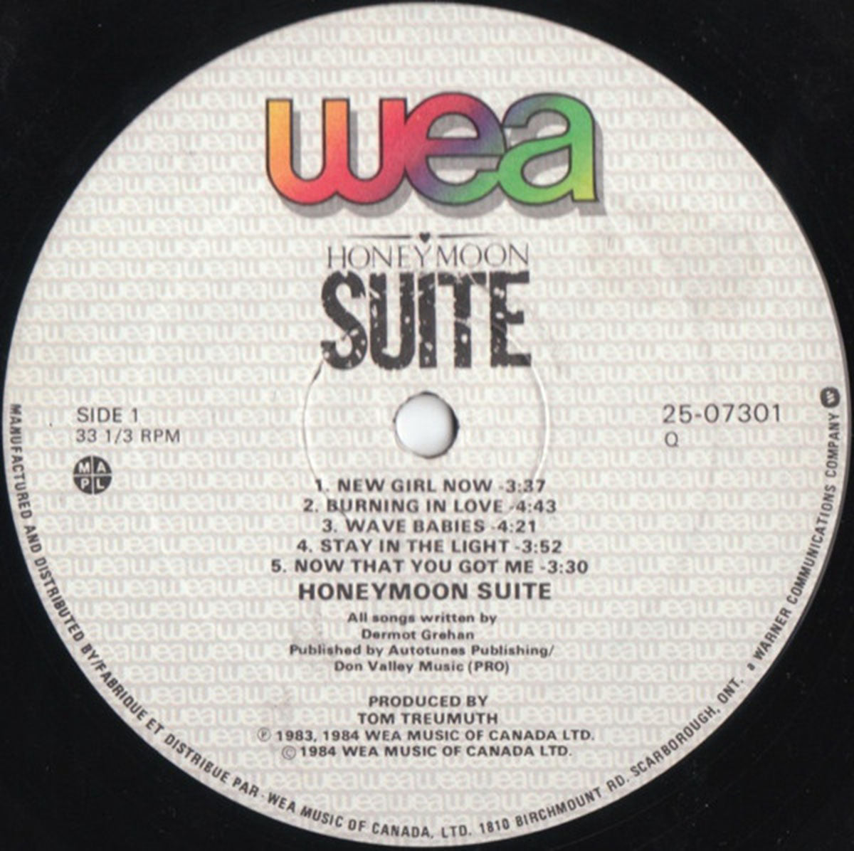 Honeymoon Suite ‎– Honeymoon Suite - 1984