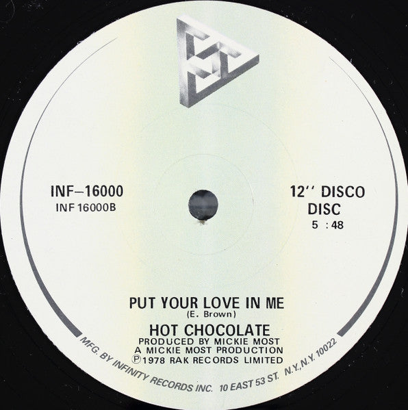 Hot Chocolate – Every 1's A Winner / Put Your Love In Me - 1978 US Original - Bargain!