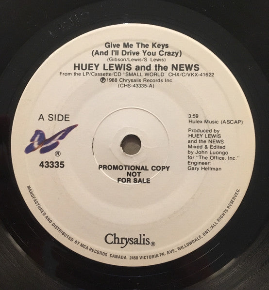 Huey Lewis & The News – Give Me The Keys (And I`ll Drive You Crazy)