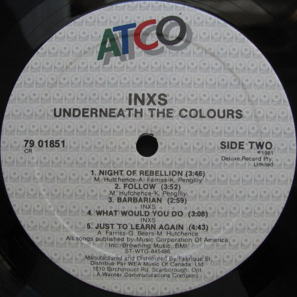 INXS – Underneath The Colours