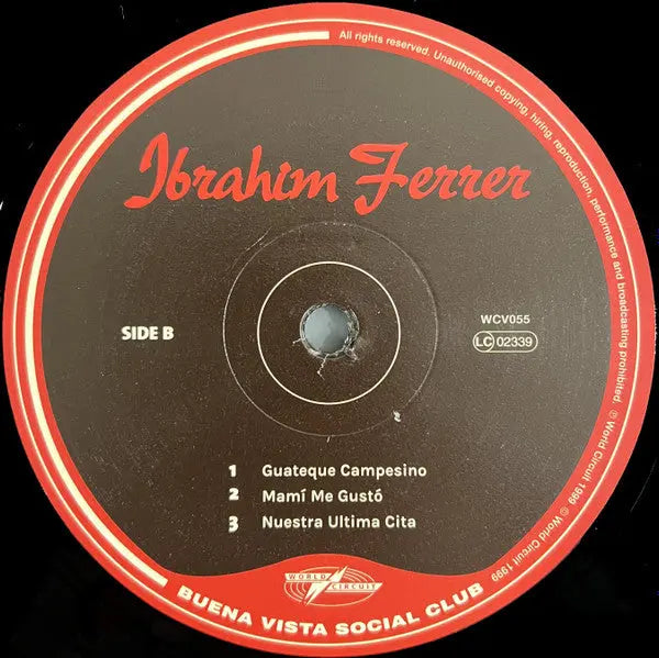 Ibrahim Ferrer – Buena Vista Social Club Presents - RSD Pressing! Vinyl Pursuit Inc
