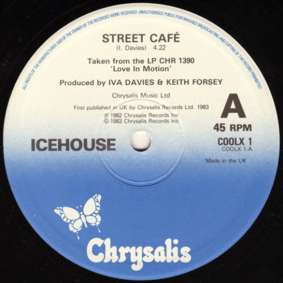Icehouse – Street Café - UK 1983 Original, Bargain!