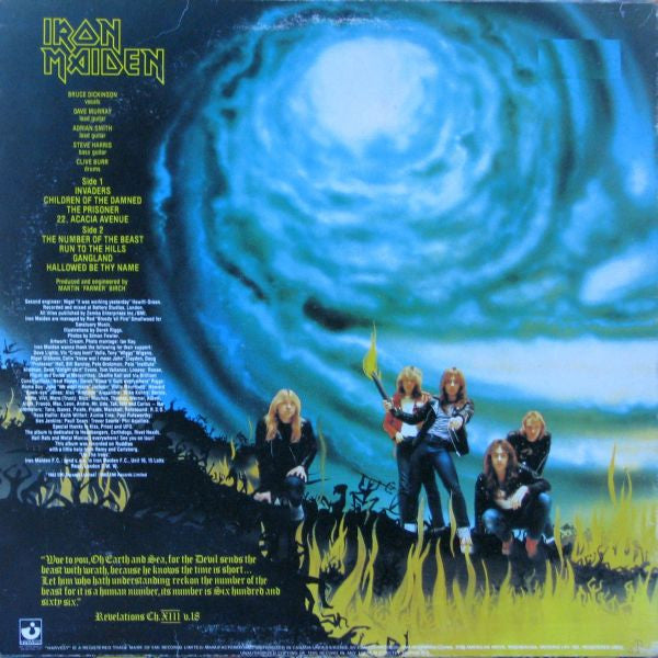 Iron Maiden – The Number Of The Beast - 1982 Original!