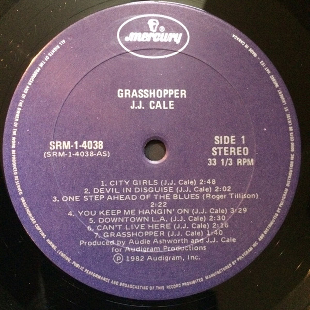 JJ Cale – Grasshopper - 1982 Original!