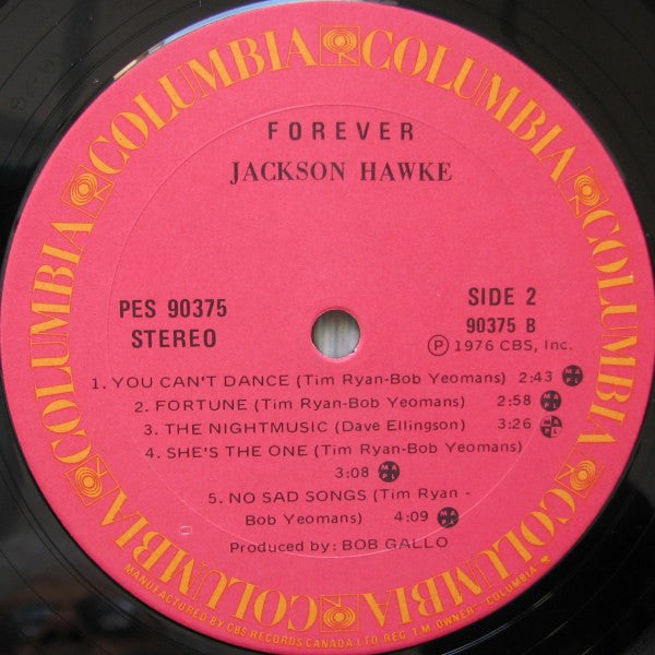 Jackson Hawke – Forever -  1976 Original Pressing