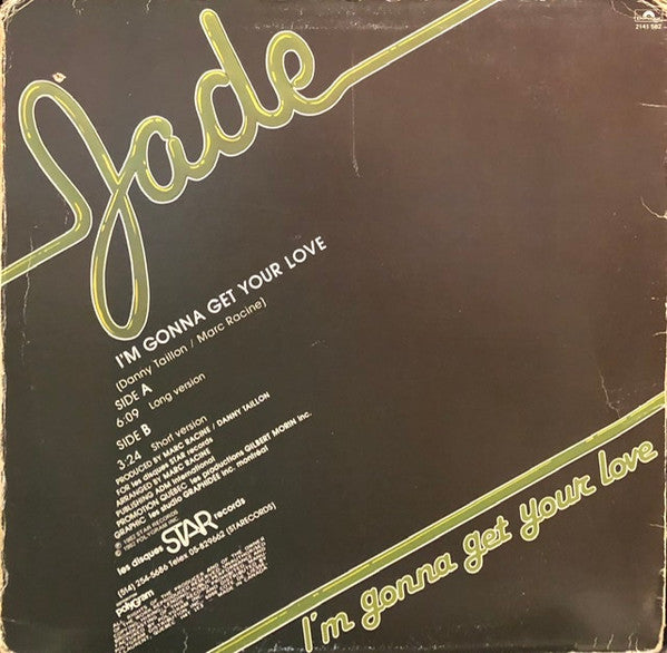 Jade – I'm Gonna Get Your Love - 1982 Original, Bargain!