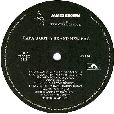 James Brown – Papa's Got A Brand New Bag VinylPursuit.com