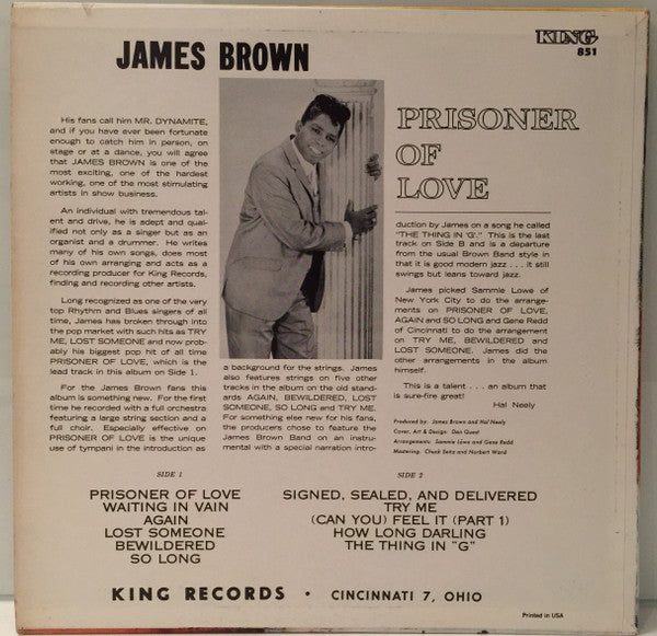 James Brown – Prisoner Of Love