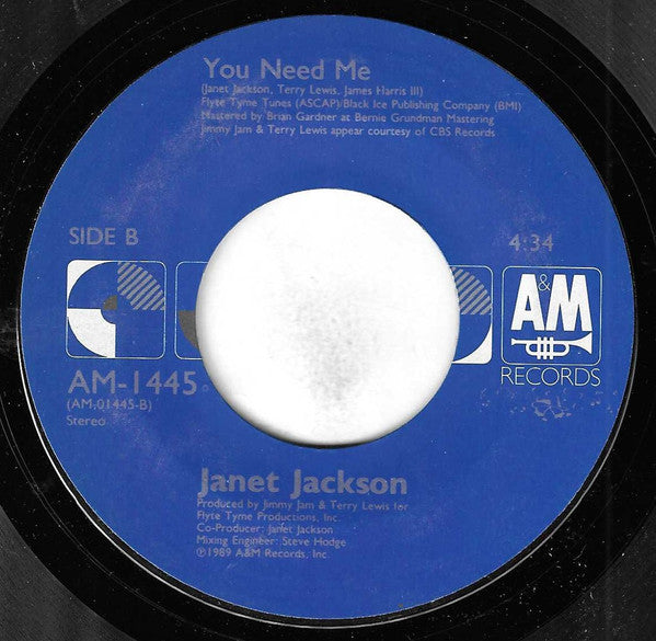 Janet Jackson – Miss You Much US Pressing