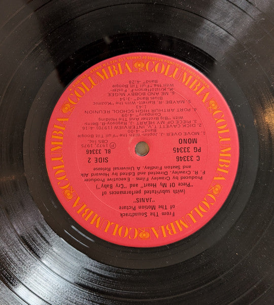 Janis Joplin – Janis - 1975 Original