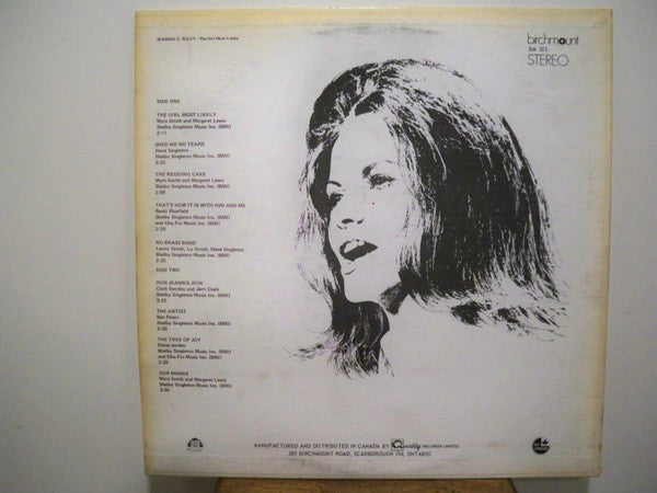 Jeannie C. Riley – The Girl Most Likely - 1971 Original