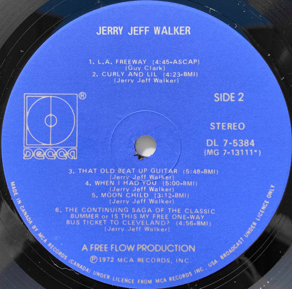 Jerry Jeff Walker – Jerry Jeff Walker - 1972