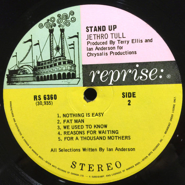 Jethro Tull – Stand Up - 1969 Original