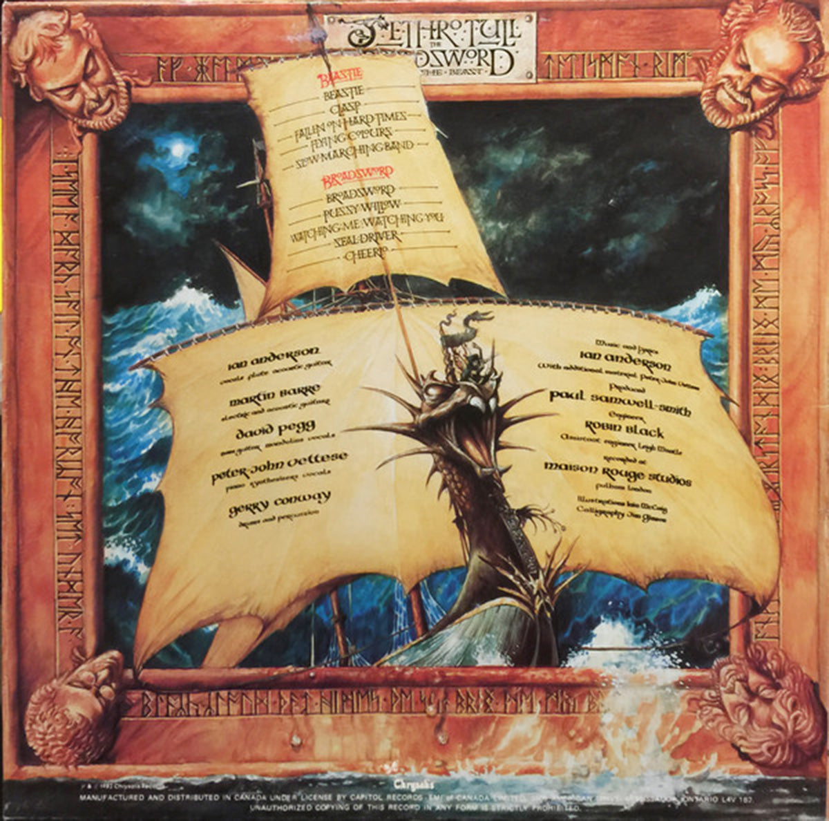 Jethro Tull – The Broadsword And The Beast - 1982 Original!