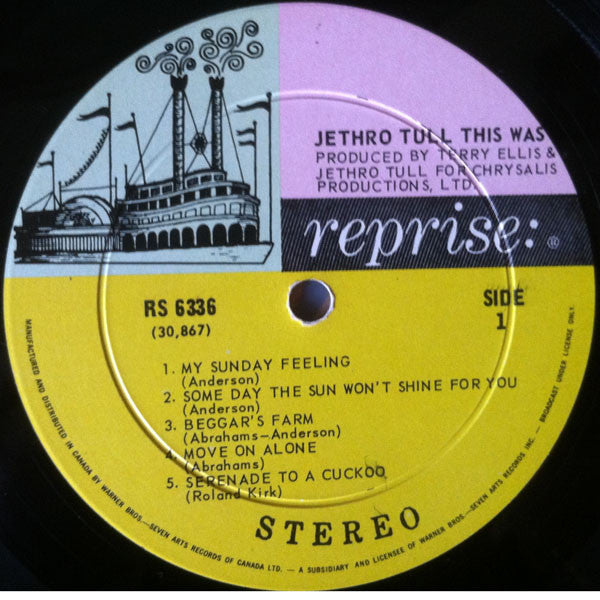 Jethro Tull – This Was VinylPursuit.com