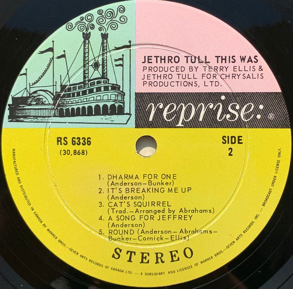 Jethro Tull – This Was VinylPursuit.com
