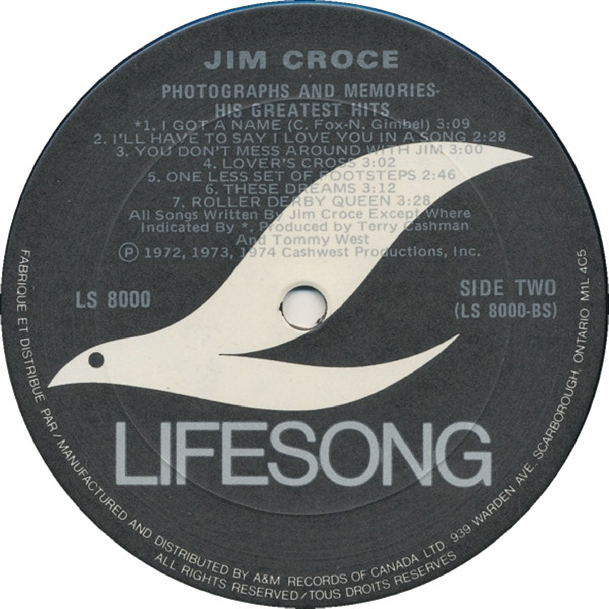 Jim Croce – Photographs And Memories His Greatest Hits